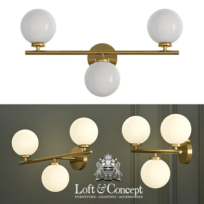 Бра Wall Lamp Bubble Chandelier Triple — Вид 1