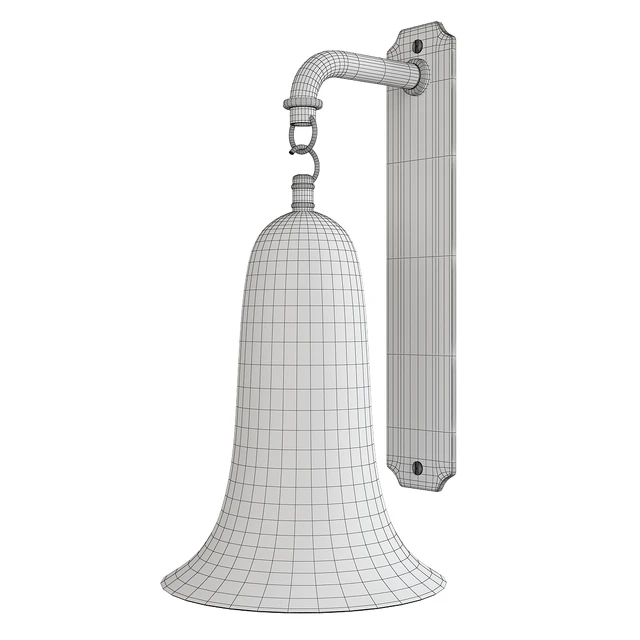 Pair of 1920s glass bell wall sconce — Скачать