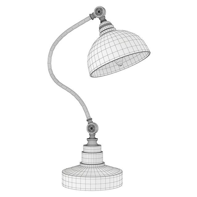 Modern industrial desk lamp — Скачать