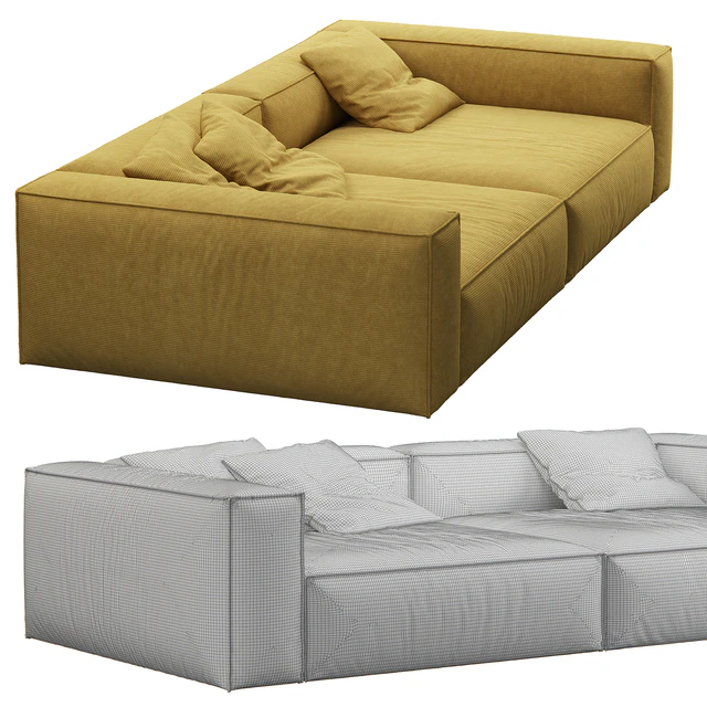Bolia Modular 2 Seat Large Sofa by Cosima — Descargar