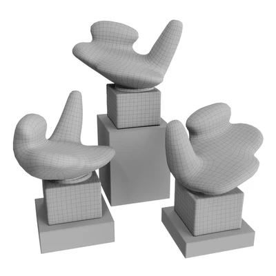 Amorph figure pedestal — Вид 5
