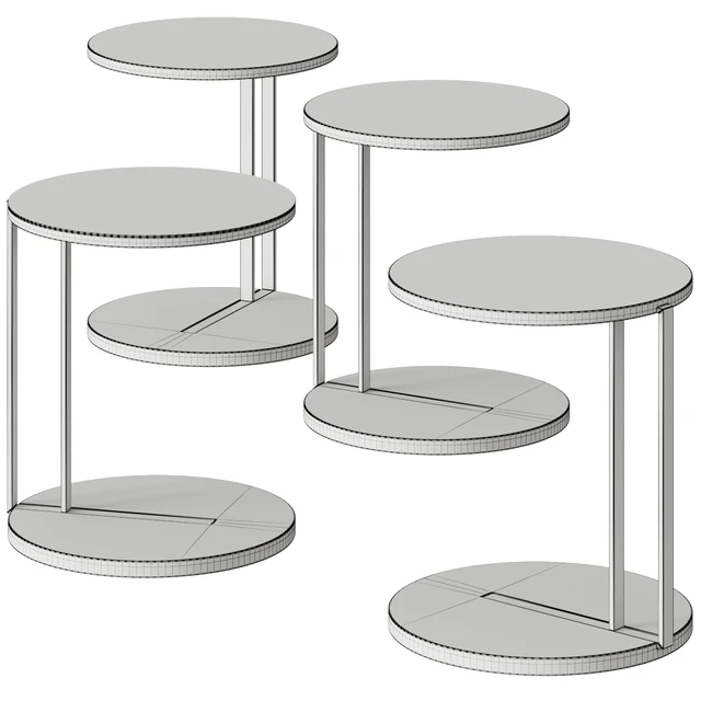Meridiani Ralf Coffee & Side Table Comp. 2 — Скачать