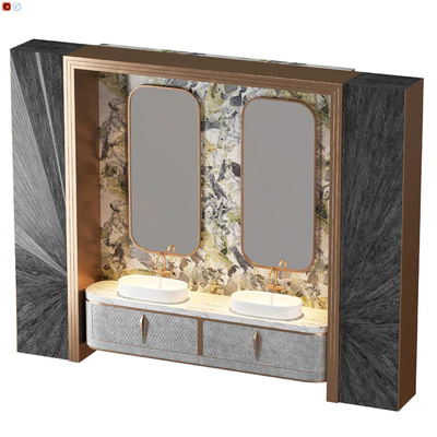 Nero Antico Bathroom — Ver 6