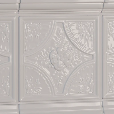 Stove - corner fireplace with tiles — Ver 4