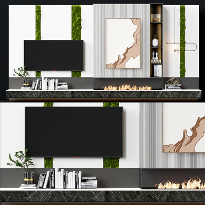 TV wall modern 73 — Ver 1