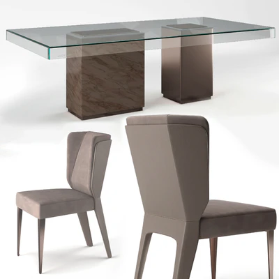 Visionnaire Cabiria chair Marty table — Вид 3