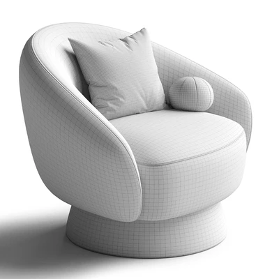 Sillon en tejido boucle Ted — Ver 3
