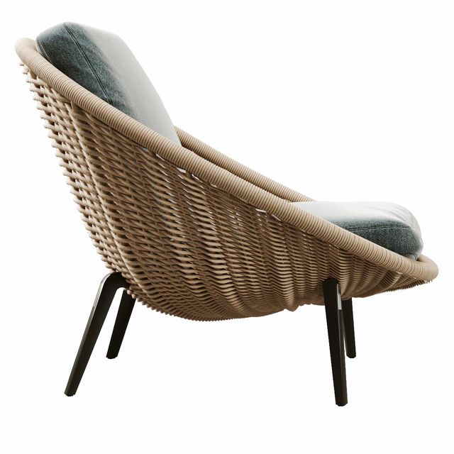 Minotti Lido Cord Outdoor Armchair — Скачать