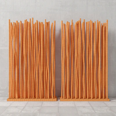 Branch decor fundament / Декор из веток на основании — Вид 3