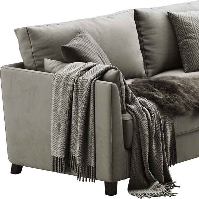 Meridiani Bisse Sofa 220 cm — Descargar