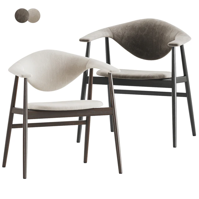 Masculo Dining Chair by Gubi — Descargar