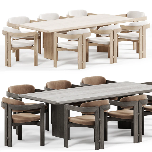 Dolm Plus Table, 0414 Gallottiradice Chair — Скачать
