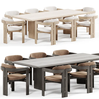 Dolm Plus Table, 0414 Gallottiradice Chair — Вид 1