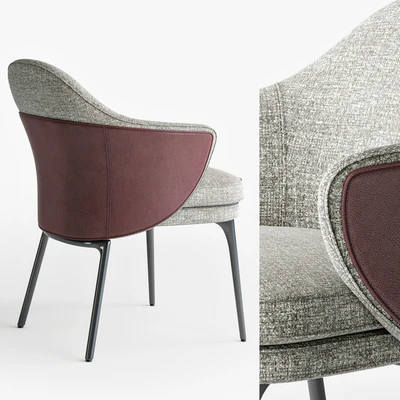Minotti Angie dining armchair — Ver 3
