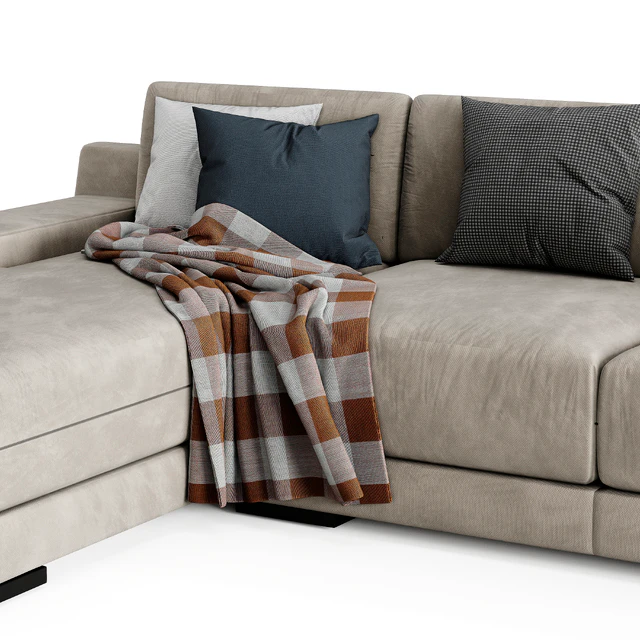 West Elm Dalton Chaise Longue Sofa — Descargar