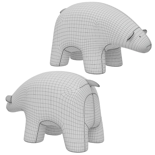 Pouffe Sweet Bear Light — Descargar