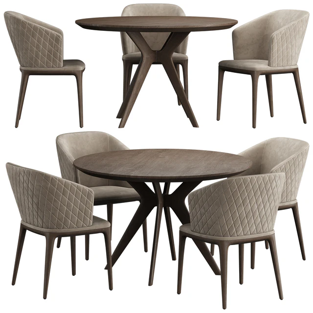 LOUISE Chair Clark Table — Descargar