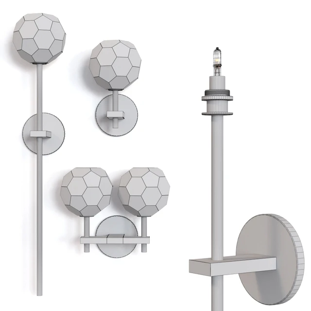 RH BOULE DE CRISTAL SCONCE SET (3 in 1) — Скачать