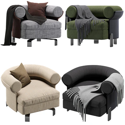 Minotti Mattia armchair 4 colors version — Вид 1