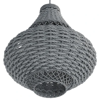 Hand Woven Light Shade Pendant — Вид 6