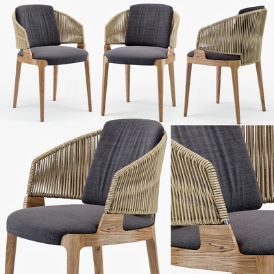 Potocco Velis hand weaved armchair — Ver 1