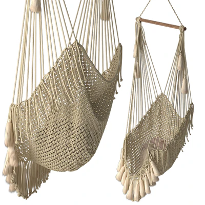 Hammock chair outboard with fringe — Ver 5
