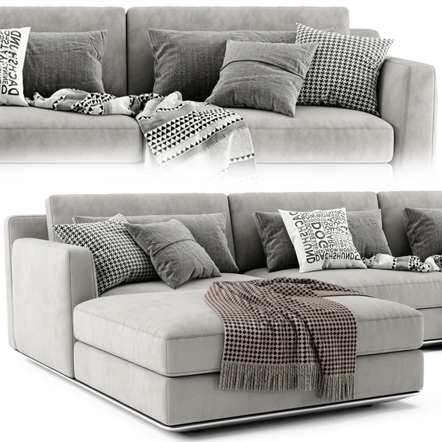 Horm Ellington Chaise Longue Sofa — Скачать