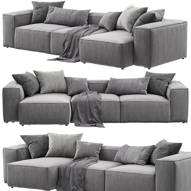 Bolia - Cosima (3-seat chaise longue sofa) — Скачать