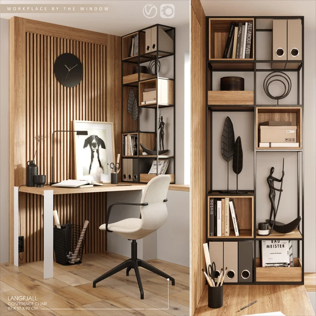 Workplace by the window — Descargar