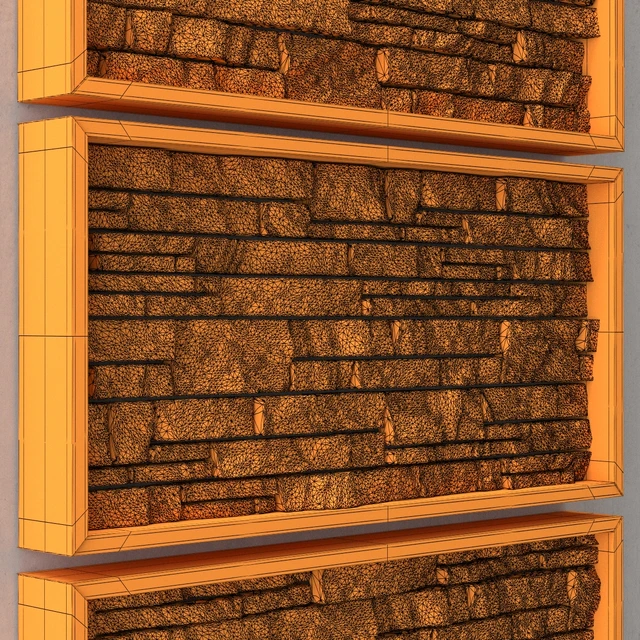 Built-in decorative panel made of bricks — Descargar