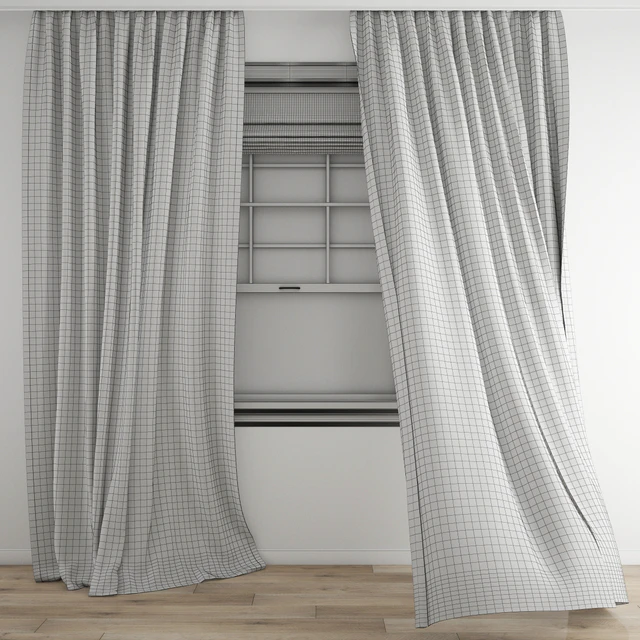 Curtain 573/Wind blowing effect 15 — Скачать