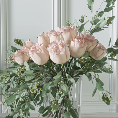 Flower Set 054 Rose seeded eucalyptus — Ver 7