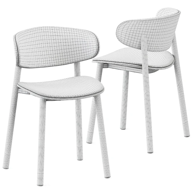 Font Wooden Chair Upholstered by Wiesner-Hager — Descargar