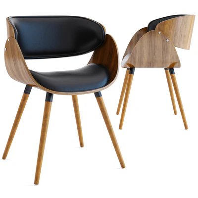 Mid-century Accent Chair by Corvus — Скачать