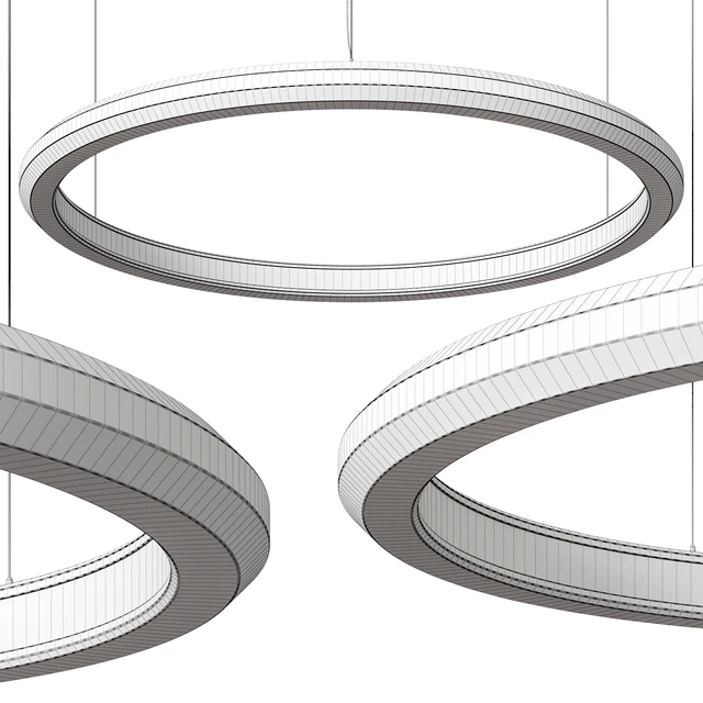 Materica Circle IN Large Concrete Halo Pendant Light — Descargar