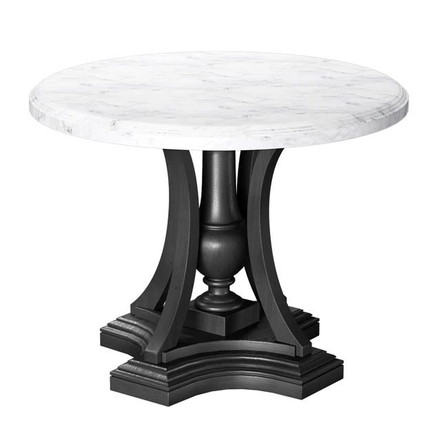 ST. JAMES MARBLE ROUND ENTRY TABLE. RH — Скачать