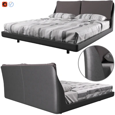 Makura Bed By Piero Lissoni — Вид 1