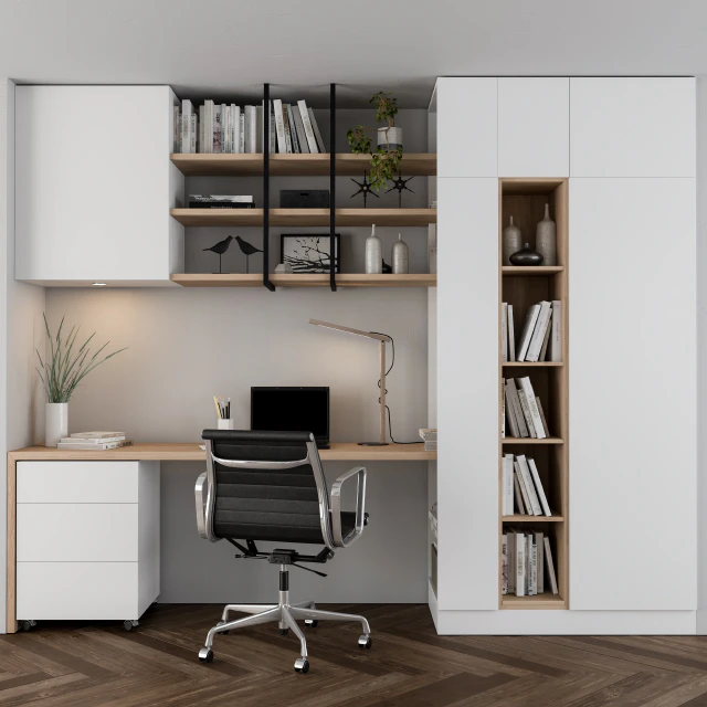 Home office white — Descargar