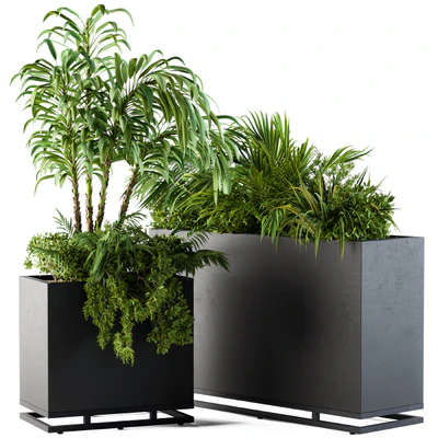 Plant box metal compact04 — Ver 1