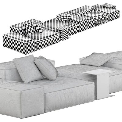 Living Divani Extrasoft Sofa Set 3 — Ver 5
