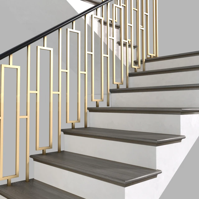 Modern staircase in Art Deco style. — Descargar