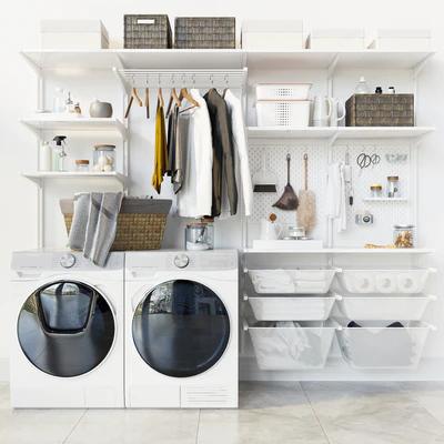 IKEA wall module Algot 13 ikea BOAXEL БОАКСЕЛЬ / washing machine — Ver 1