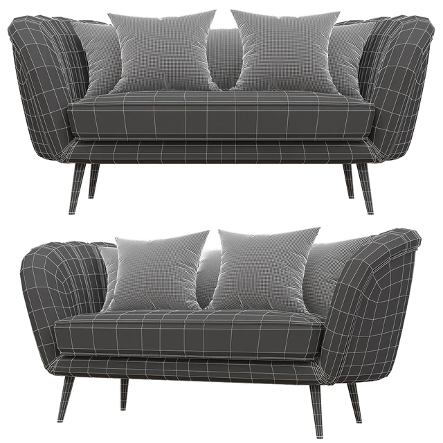 Deals on Alexandrea Velvet Flared Arm Loveseat — Descargar