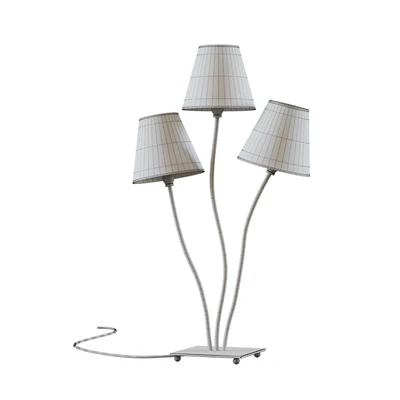 Table lamp Flexible, Flexible collection 40 * 67 * 16, Steel, Cotton, Black, Brown, White — Ver 2