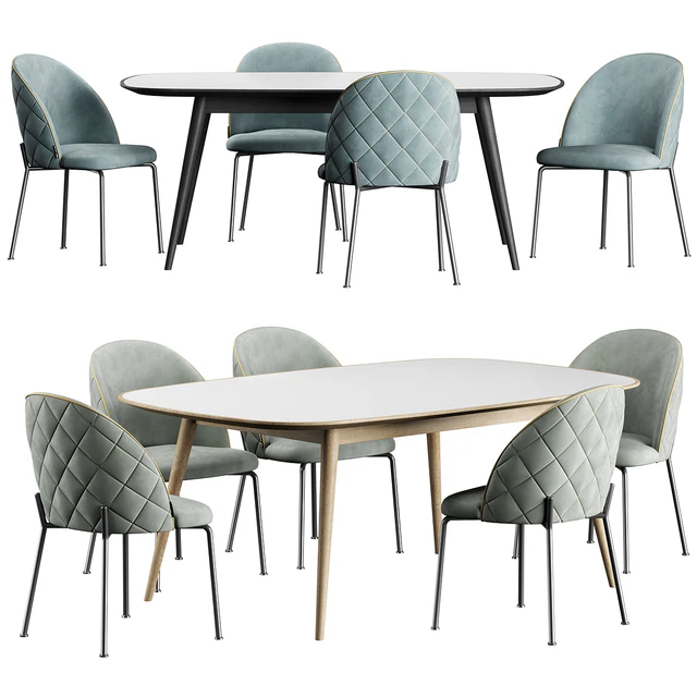 HER 042 G Dijon table Dijon Chair — Descargar