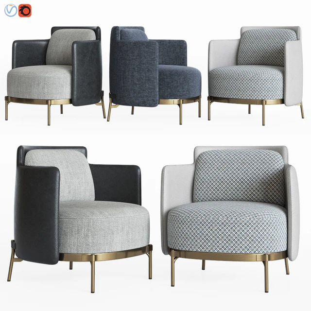 Minotti Tape Armchair — Descargar