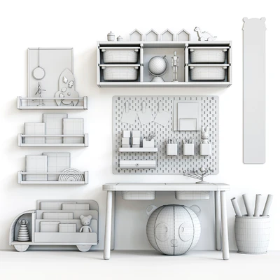 Toys, decor and furniture for nursery 2 — Ver 5
