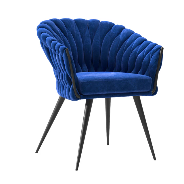 Chair with Armrest Knot Blue — Скачать