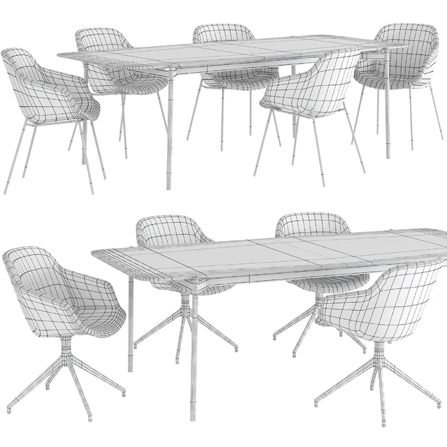 Dining table BoConcept Augusta+chair BoConcept Vienna — Скачать