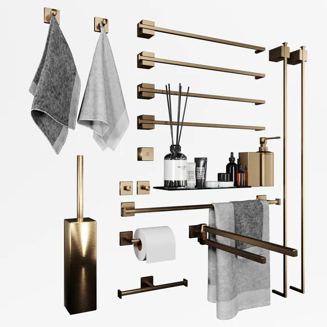 bathrooom accessories copper — Скачать